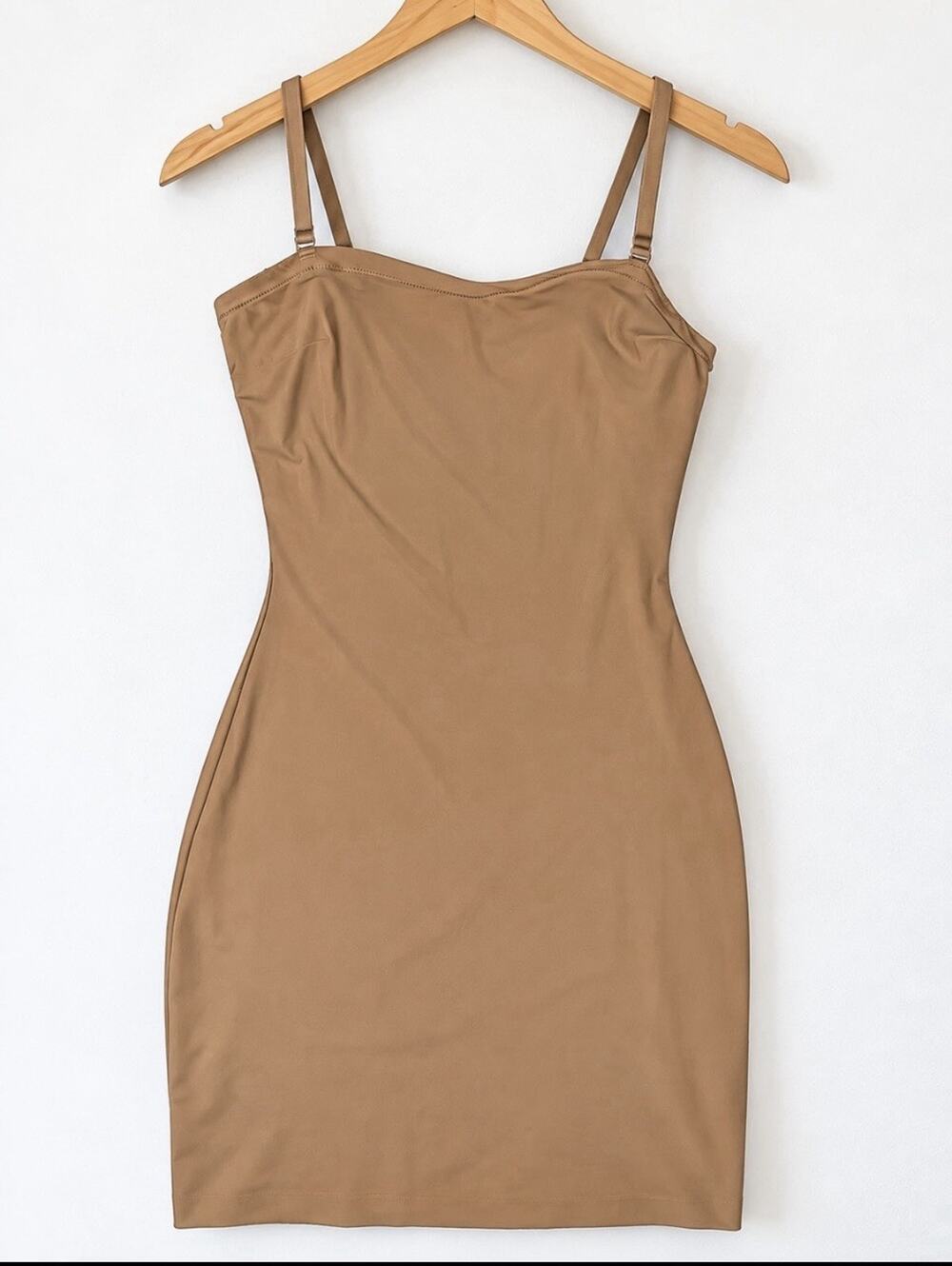assets by spanx Shapewear Beige Slip Dress medium